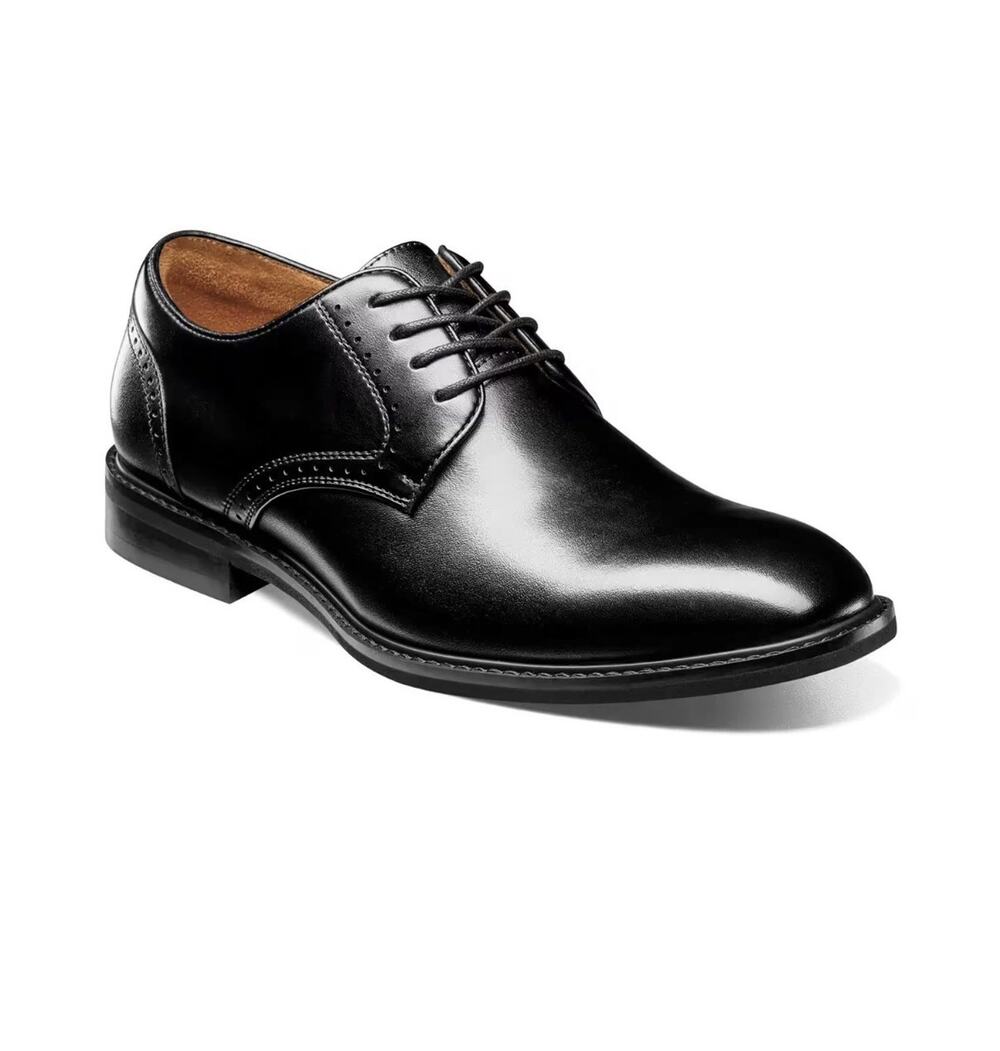 Stacy Adams Men’s Benson Plain Toe Oxford Dress Shoes Black Sz 10 M NWT